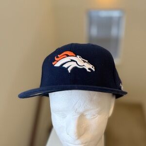 NFL Denver Broncos Blue Cap with Orange and White Logo